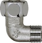 水栓材料 カクダイ ナットつきフレキ用エルボ 【6461-20X13】