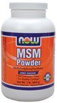MSM by NOW Foods - (1.8g - 1 lbs. Powder)