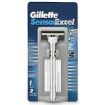 Gillette SensorExcel Shaver for Men with 2 Cartridges (Pack of 3)