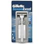 Gillette SensorExcel Shaver for Men with 2 Cartridges (Pack of 3)