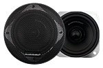 AudioBahn AS 40Q - Car speaker - 80 Watt - 2-way - coaxial - 4 - black
