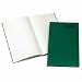 TOPS J23661 Green canvas journal, 7-1/4 x 12-1/4, ruled, 150 numbered pages