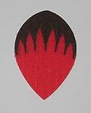 4 sets Red Flames Nylon Pear flights - Cloth, Fabric, Ripstop