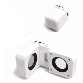 Konnect - Portable Stereo Speakers For SanDisk Sansa Fuze 2GB, 4GB,8GB,Sansa View,E200,E250,E260,E270,E280 & Sansa Clip MP3 Player