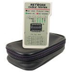 New Rj45 Network Tester Auto Scans Wires Protective Carry Case Tests Bnc