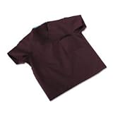 ComfortEase Scrub Top, Large, Wine