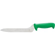 Mundial G5620-9E 9-Inch Offset Serrated Edge Sandwich Knife, Green