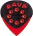 Dava Jazz Grips Pick 6-Pack 9024 Red
