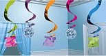 Disco Swirl Decoration 5 x 35cm