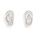 Small Polished Sandals Earrings, 7.5x4mm Sterling Silver Flip Flop Sandal Post Stering Silver Earrings