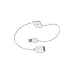 Retractable USB Data Cable , Mini 4-Pin 2.0