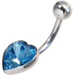 Cased Heart Curved Barbell