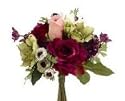 Allstate FBQ955-OC-GR 12 in. Rose-Gerbera Daisy Bouquet Orchid-Green- Pack of 6