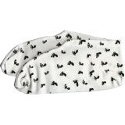 Earth Therapeutics Moisturizing Foot Socks, White w/ Foot Print