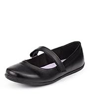 Coated Leather Wide Fit Riptape Shoes