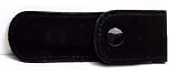 Black Matte Bullet Space Pen - With Black Leather Key Chain Pouch