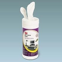 All-Purpose Wipes, Premoistened, Lavender Scent, 25 Per Canister