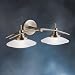 Kichler Structures Bathroom & Vanity 2 Bulbs Brushed Nickel