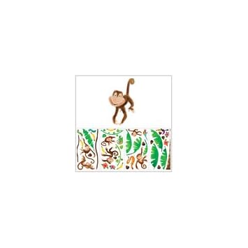 Magnificent Peel & Stick By RoomMates Morrow Monkeys Peel & Stick Wall Decals