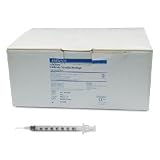 U40 Insulin Syringe 1cc, 29ga, 1/2 inch needle, 100/box