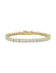 Diamond Tennis Bracelet : 18K Yellow Gold - 3.00 CT Diamonds