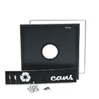 Recycling System Lid, Black, 4 Circle Opening for Cans or Glass SAF2988BL