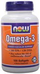 NOW OMEGA-3 FISH OIL 1000 MG - 100 SOFTGELS