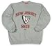 New Jersey Nets Adult Grey Logo Sweatshirt (Adult Large)
