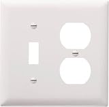 Pass & Seymour #TP18WCC12 White 2G TOG/DPLX Plate
