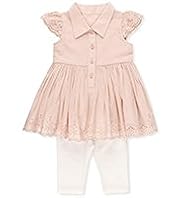 2 Piece Autograph Cotton Rich Broderie Dress & Leggings Outfit