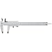 Mitutoyo 522 Series Vernier Caliper, Stainless Steel, Metric, For Depth/Inside/Outside/Step Measurements