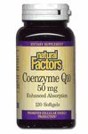 Natural Factors - Coenzyme Q10 50 mg - 120 Softgels