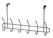 Battalion 1HFL1 Coat and Hat Hook, 12 Hook Ends, Black