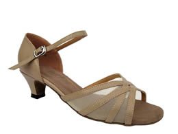 Ankle Strap Low Heel Ballroom Shoe 1.3