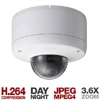 Sony SNC-DF85N Mini Dome Network Camera - Color - CCD - Cable