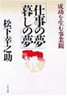 Cover image : 仕事の夢暮しの夢―成功を生む事業観 (PHP文庫 マ 5-1)