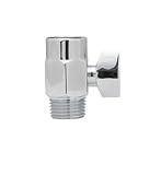 Polished Chrome Shower Head Water Flow Volume Control