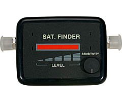 3 Pack of Satellite Finder With LED Bar Graph