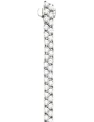 Clevereves 14K White Gold 06.00 Cttw Line Bracelet