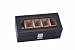 Royce Leather Deluxe 5-Watch Box - Black