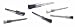 MOUNTED END BRUSH 3/16" DIAMETER X 3/8" BRUSH LENGTH STIFF 3/32" MANDREL BOX OF 12