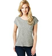 2 Pockets Textured Top with Linen