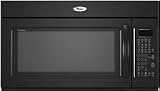 Whirlpool GMH5205XVB Black Microwave Hood Combination