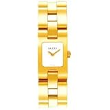 Gucci Ladies 18Kt Yellow Gold Plated White Dial Watch YA023503 by Gucci