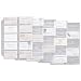 CRD7856000 - Refill Pages, 20 Cards/Page, 200 Cap, 8-1/2x11, Clear
