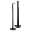 Wood Speaker Stands (Black) (41.5"H x 13"W x 12"D)