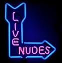 16" x 10" Neon Live Nudes Sign Bar Beer