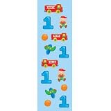 Fun at One Boy 1st Birthday Stickers