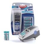 Hahnel Powerstation TC Compact Max Battery Charger + 4xAA 2350mAH NiHM Batteries