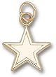 Dallas Cowboys Star 1/2" Charm/Pendant -14K/10K, Stainless Steel or Gold Plated